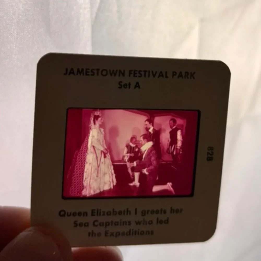 Vintage 1970s Photo Slides of Jamestown, Festival Park VA